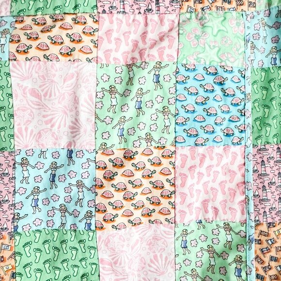 Vineyard Vines Pastel Patchwork Mini Skirt 10 - Picture 6 of 6